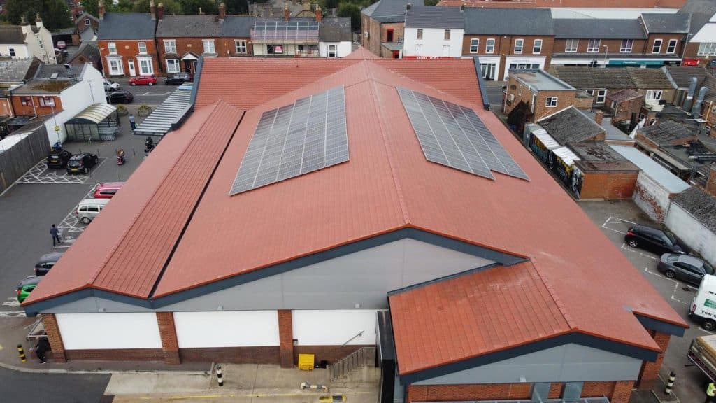 re roofing of pitched roof – aldi spalding 5