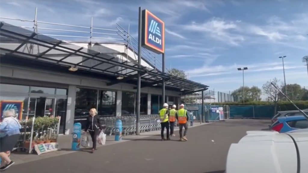 seamless reroofing at aldi haydock quality construction with minimal disruption