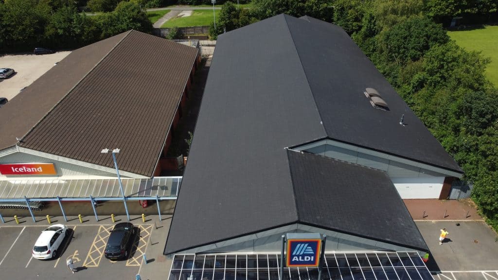 Aldi – Reroofing Works at Aldi Burton & Aldi Haydock - Jupiter Construction
