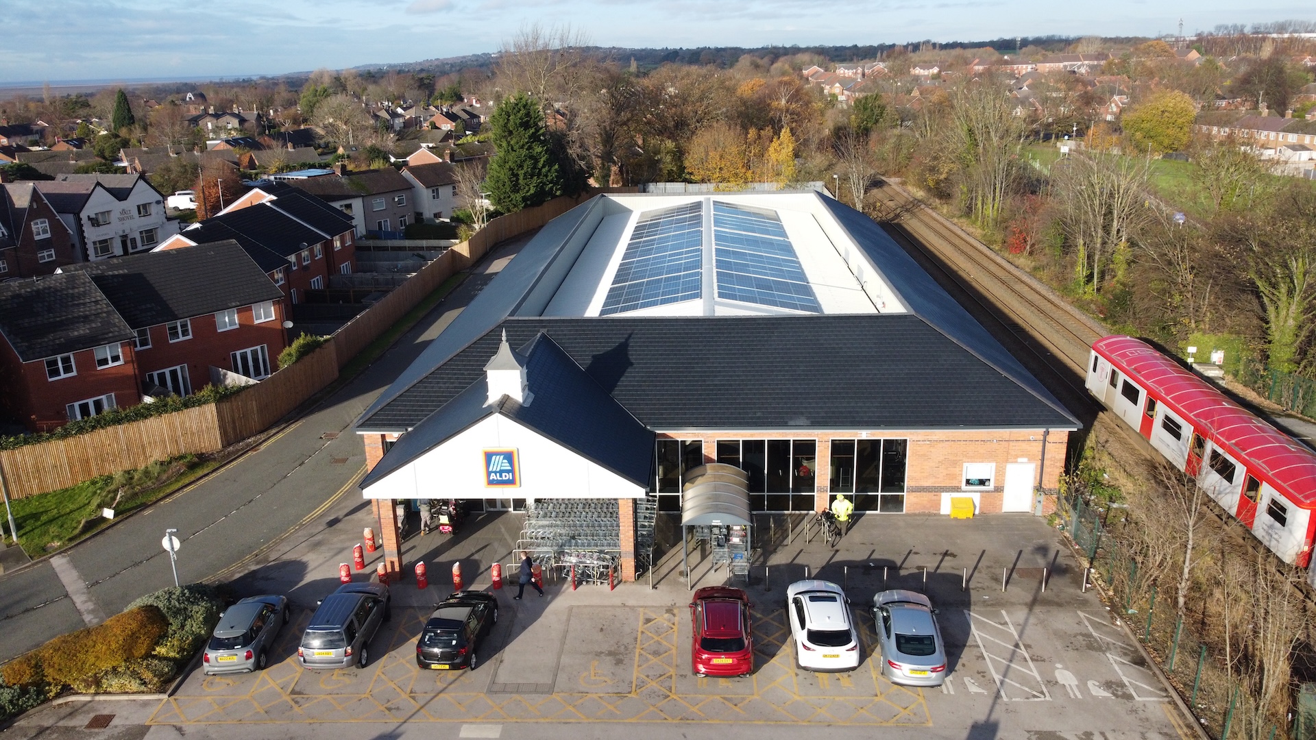 Reroofing Works at Aldi Neston